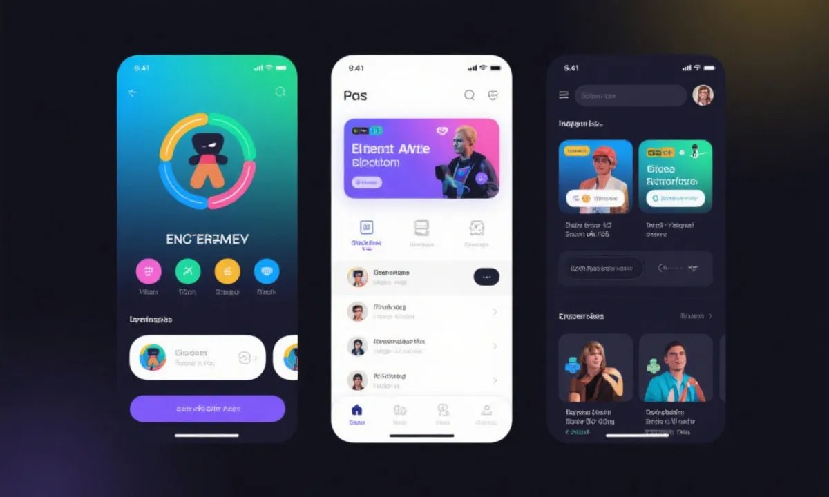 娱乐APP界面预览